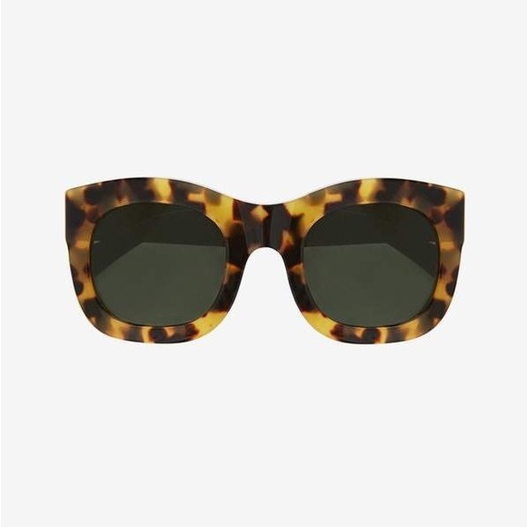 Anine Bing Larchmont tortoise oversized sunglasses - Picture 3 of 9